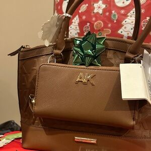 Anne Klein Brown Satchel
